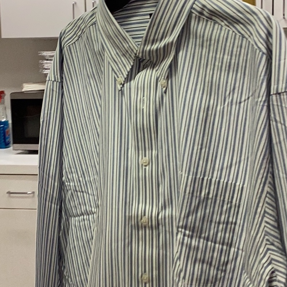 Striped Button-Up Shirt